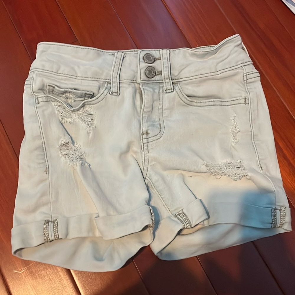 So low rise midi shorts size 0